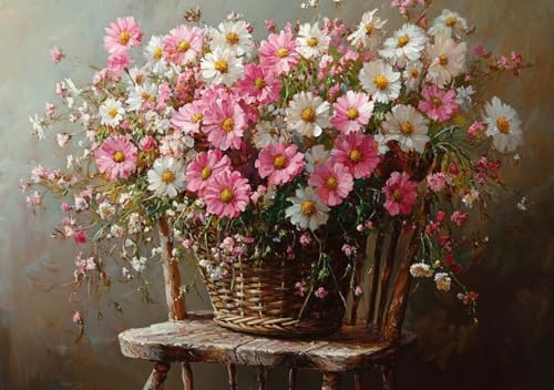 Puzzle 1500 Teile Erwachsene Klassische Puzzle Blume Perfekt Um Die ProblemlöSungsfäHigkeiten Zu Verbessern, FöRdert Konzentration und Geduld, für Erwachsene und Kinder Ab 14 Jahren 87x57 cm E-2 von Cohnpjng