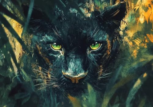 Puzzle 1500 Teile Erwachsene Klassische Puzzle Leopard Perfekt Um Die ProblemlöSungsfäHigkeiten Zu Verbessern, FöRdert Konzentration und Geduld, für Erwachsene und Kinder Ab 14 Jahren 87x57 cm Z-2 von Cohnpjng