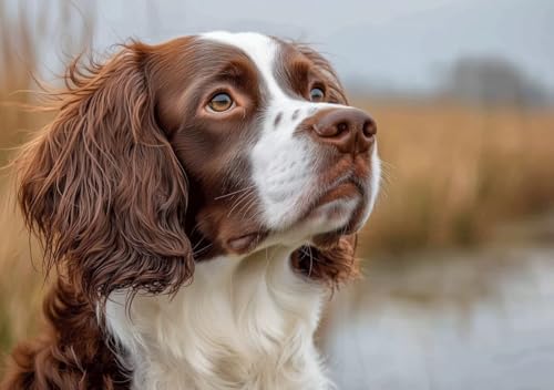 Puzzle 1500 Teile Hund, Puzzle Erwachsene XXL 87x57 cm EIN Herausforderndes RäTsel ImpossiblePuzzle, DIY Puzzlespiele für Die Ganze Familie, Compact Box Mit Poster Geschenke für Frauen/MäNner F-7 von Cohnpjng