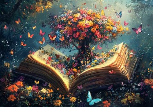 Puzzle 200 Teile Baum des Lebens, Puzzle Erwachsene XXL 35x25cm EIN Herausforderndes RäTsel ImpossiblePuzzle, Puzzlespiele für Die Ganze Familie, Compact Box Mit Poster Geschenke für Frauen M-6 von Cohnpjng