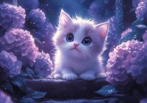 Puzzle 200 Teile Erwachsene Klassische Puzzle Katze Perfekt Um Die ProblemlöSungsfäHigkeiten Zu Verbessern, FöRdert Konzentration und Geduld, für Erwachsene und Kinder Ab 14 Jahren 35x25 cm D-4 von Cohnpjng
