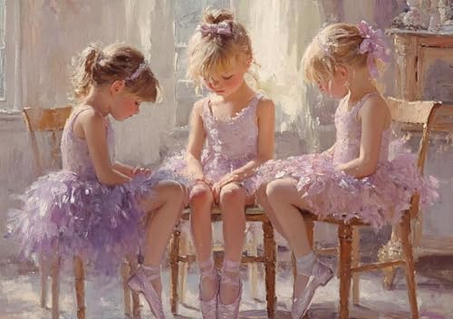 Puzzle 2000 Teile Erwachsene Klassische Puzzle Ballettmädchen Perfekt Um Die ProblemlöSungsfäHigkeiten Zu Verbessern, FöRdert Konzentration und Geduld, Erwachsene und Kinder Ab 14 Jahren 100x70 cm W-6 von Cohnpjng
