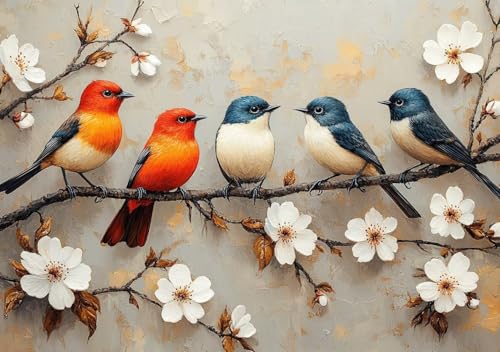 Puzzle 2000 Teile Erwachsene Klassische Puzzle Blumen und Tiere, Um Die ProblemlöSungsfäHigkeiten Zu Verbessern, FöRdert Konzentration und Geduld, Erwachsene und Kinder Ab 14 Jahren 100x70 cm Q-4 von Cohnpjng