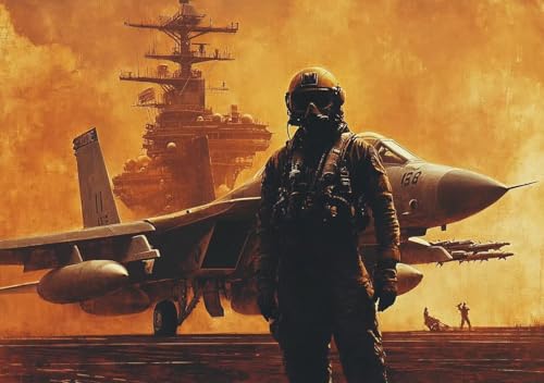 Puzzle 2000 Teile Erwachsene Klassische Puzzle Flugzeugträger Perfekt Um Die ProblemlöSungsfäHigkeiten Zu Verbessern, FöRdert Konzentration und Geduld, Erwachsene und Kinder Ab 14 Jahren 100x70 cm V-5 von Cohnpjng