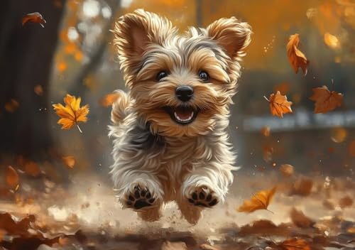 Puzzle 2000 Teile Erwachsene Klassische Puzzle Glücklicher Hund, Um Die ProblemlöSungsfäHigkeiten Zu Verbessern, FöRdert Konzentration und Geduld, Erwachsene und Kinder Ab 14 Jahren 100x70 cm F-5 von Cohnpjng