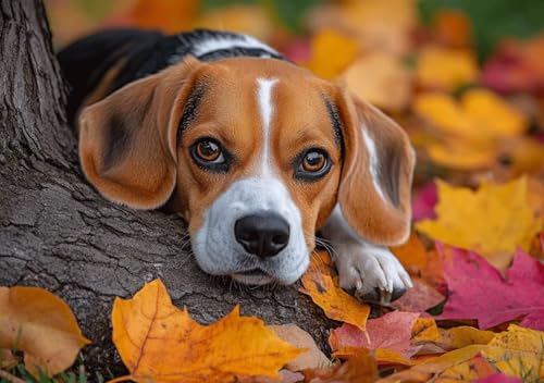 Puzzle 2000 Teile Erwachsene Klassische Puzzle Hund Perfekt Um Die ProblemlöSungsfäHigkeiten Zu Verbessern, FöRdert Konzentration und Geduld, für Erwachsene und Kinder Ab 14 Jahren 100x70 cm J-8 von Cohnpjng