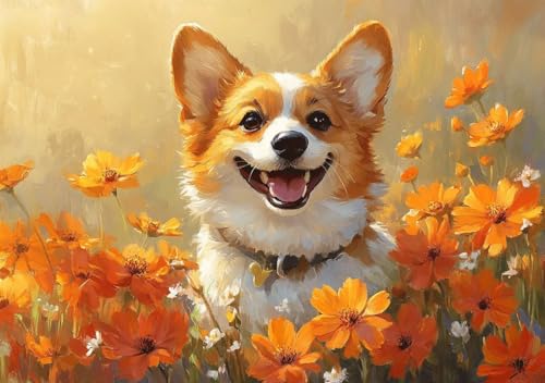 Puzzle 2000 Teile Erwachsene Klassische Puzzle Hund Perfekt Um Die ProblemlöSungsfäHigkeiten Zu Verbessern, FöRdert Konzentration und Geduld, für Erwachsene und Kinder Ab 14 Jahren 100x70 cm O-1 von Cohnpjng