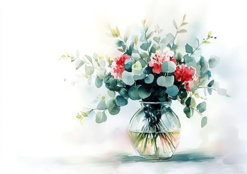 Puzzle 2000 Teile Erwachsene Klassische Puzzle Stillleben mit Blumen, Um Die ProblemlöSungsfäHigkeiten Zu Verbessern, FöRdert Konzentration und Geduld, Erwachsene und Kinder Ab 14 Jahren 100x70 cm D-2 von Cohnpjng
