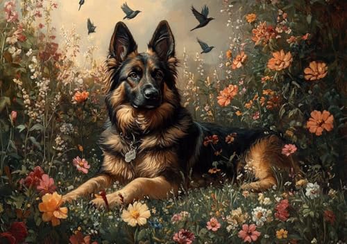 Puzzle 2000 Teile Hund, Puzzle Erwachsene XXL 100x70 cm EIN Herausforderndes RäTsel ImpossiblePuzzle, DIY Puzzlespiele für Die Ganze Familie, Compact Box Mit Poster Geschenke für Frauen/MäNner S-2 von Cohnpjng