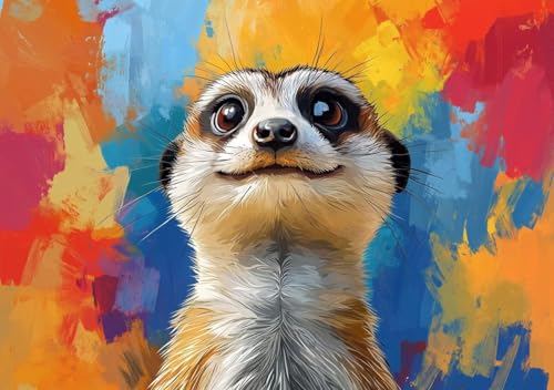 Puzzle 300 Teile Erwachsene Klassische Puzzle Farbe Tiere Perfekt Um Die ProblemlöSungsfäHigkeiten Zu Verbessern, FöRdert Konzentration und Geduld, für Erwachsene und Kinder Ab 14 Jahren 52x38 cm L-1 von Cohnpjng