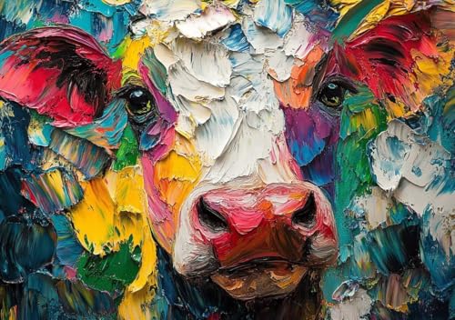 Puzzle 300 Teile Erwachsene Klassische Puzzle Farbige Kuh Perfekt Um Die ProblemlöSungsfäHigkeiten Zu Verbessern, FöRdert Konzentration und Geduld, für Erwachsene und Kinder Ab 14 Jahren 52x38 cm M-7 Puzzle 300 Teile Erwachsene Klassische Puzzle Farbige Kuh Perfekt Um Die ProblemlöSungsfäHigkeiten Zu Verbessern, FöRdert Konzentration und Geduld, für Erwachsene und Kinder Ab 14 Jahren 52x38 cm M-7 von Cohnpjng
