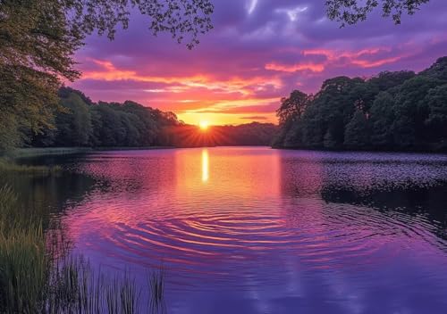 Puzzle 300 Teile Erwachsene Klassische Puzzle Landschaft Perfekt Um Die ProblemlöSungsfäHigkeiten Zu Verbessern, FöRdert Konzentration und Geduld, für Erwachsene und Kinder Ab 14 Jahren 52x38 cm K-7 von Cohnpjng