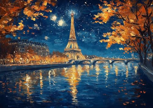 Puzzle 300 Teile Erwachsene Klassische Puzzle Paris Perfekt Um Die ProblemlöSungsfäHigkeiten Zu Verbessern, FöRdert Konzentration und Geduld, für Erwachsene und Kinder Ab 14 Jahren 52x38 cm W-3 von Cohnpjng