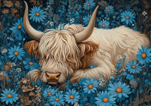 Puzzle 300 Teile Erwachsene Klassische Puzzle Schlafende Kuh Perfekt Um Die ProblemlöSungsfäHigkeiten Zu Verbessern, FöRdert Konzentration und Geduld, Erwachsene und Kinder Ab 14 Jahren 52x38 cm G-5 von Cohnpjng