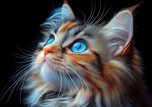 Puzzle 50 Teile 5D DIY Erwachsene Klassische Puzzle Katze Perfekt Um Die ProblemlöSungsfäHigkeiten Zu Verbessern, FöRdert Konzentration und Geduld, für Erwachsene und Kinder Ab 14 Jahren 15x10 cm V-1 Puzzle 50 Teile 5D DIY Erwachsene Klassische Puzzle Katze Perfekt Um Die ProblemlöSungsfäHigkeiten Zu Verbessern, FöRdert Konzentration und Geduld, für Erwachsene und Kinder Ab 14 Jahren 15x10 cm V-1 von Cohnpjng