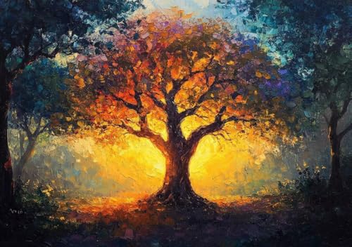 Puzzle 50 Teile Baum, Puzzle Erwachsene XXL 15x10 cm EIN Herausforderndes RäTsel ImpossiblePuzzle, DIY Puzzlespiele für Die Ganze Familie, Compact Box Mit Poster Geschenke für Frauen/MäNner V-1 Puzzle 50 Teile Baum, Puzzle Erwachsene XXL 15x10 cm EIN Herausforderndes RäTsel ImpossiblePuzzle, DIY Puzzlespiele für Die Ganze Familie, Compact Box Mit Poster Geschenke für Frauen/MäNner V-1 von Cohnpjng