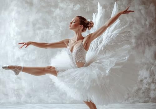 Puzzle 50 Teile Erwachsene Klassische Puzzle Ballett Perfekt Um Die ProblemlöSungsfäHigkeiten Zu Verbessern, FöRdert Konzentration und Geduld, für Erwachsene und Kinder Ab 14 Jahren 15x10 cm W-8 von Cohnpjng