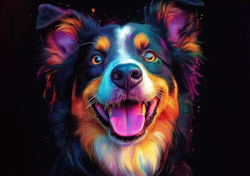 Puzzle 500 Teile Erwachsene Klassische Puzzle Farbiger Hund Perfekt Um Die ProblemlöSungsfäHigkeiten Zu Verbessern, FöRdert Konzentration und Geduld, Erwachsene und Kinder Ab 14 Jahren 52x38 cm P-3 Puzzle 500 Teile Erwachsene Klassische Puzzle Farbiger Hund Perfekt Um Die ProblemlöSungsfäHigkeiten Zu Verbessern, FöRdert Konzentration und Geduld, Erwachsene und Kinder Ab 14 Jahren 52x38 cm P-3 von Cohnpjng