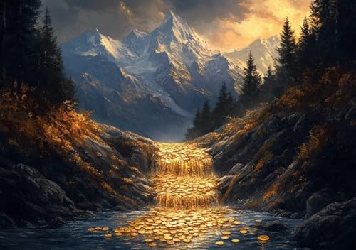 Puzzle 500 Teile Erwachsene Klassische Puzzle Landschaft Perfekt Um Die ProblemlöSungsfäHigkeiten Zu Verbessern, FöRdert Konzentration und Geduld, für Erwachsene und Kinder Ab 14 Jahren 52x38 cm K-0 von Cohnpjng