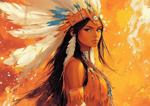 Puzzle 500 Teile Indische Frau, Puzzle Erwachsene XXL 52x38 cm EIN Herausforderndes RäTsel ImpossiblePuzzle, Puzzlespiele für Die Ganze Familie, Compact Box Mit Poster Geschenke für Frauen/MäNner N-9 Puzzle 500 Teile Indische Frau, Puzzle Erwachsene XXL 52x38 cm EIN Herausforderndes RäTsel ImpossiblePuzzle, Puzzlespiele für Die Ganze Familie, Compact Box Mit Poster Geschenke für Frauen/MäNner N-9 von Cohnpjng