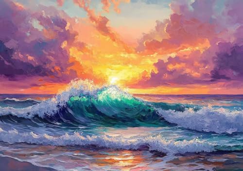 Puzzle 80 Teile Erwachsene Klassische Puzzle Sonnenuntergangsstrand, Um Die ProblemlöSungsfäHigkeiten Zu Verbessern, FöRdert Konzentration und Geduld, Erwachsene und Kinder Ab 14 Jahren 15x10 cm Q-5 von Cohnpjng