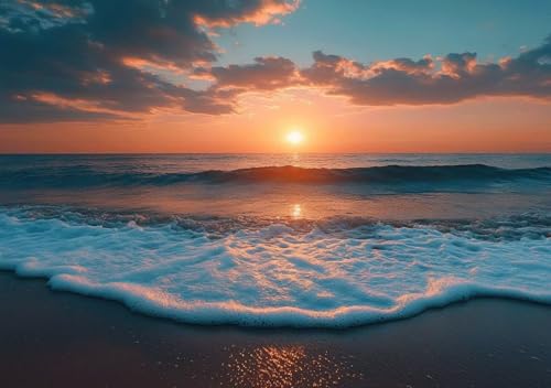 Puzzle 80 Teile Erwachsene Klassische Puzzle Strandlandschaft Perfekt Um Die ProblemlöSungsfäHigkeiten Zu Verbessern, FöRdert Konzentration und Geduld, Erwachsene und Kinder Ab 14 Jahren 15x10 cm R-2 von Cohnpjng