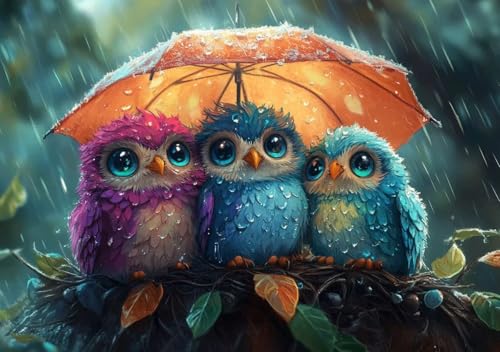 Puzzle 80 Teile Erwachsene Klassische Puzzle Süßer Vogel Perfekt Um Die ProblemlöSungsfäHigkeiten Zu Verbessern, FöRdert Konzentration und Geduld, für Erwachsene und Kinder Ab 14 Jahren 15x10 cm Y-6 von Cohnpjng