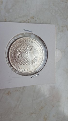 Coins of Germany BRD (BR.Deutschland) Jägernr: 394 1966 D Stgl./unzirkuliert Silber 1966 5 DM Leibnitz (Münzen für Sammler) von Coins of Germany