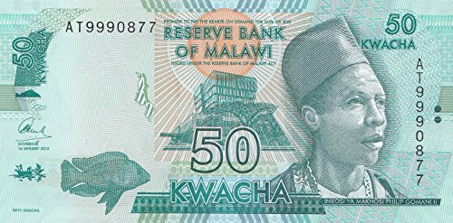Coins of Germany Malawi Pick-Nr: 64b bankfrisch (I) 2015 50 Kwacha Nationalpark (Banknoten für Sammler) von Coins of Germany