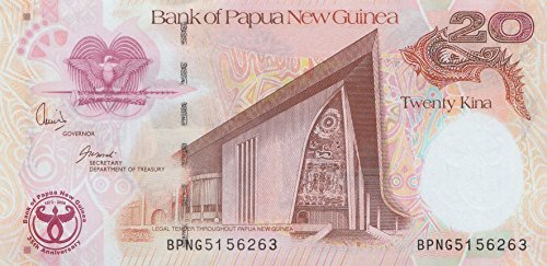 Coins of Germany Papua-Neuguinea Pick-Nr: 36 bankfrisch (I) 2008 20 Kina Gedenkbanknote (Banknoten für Sammler) von Coins of Germany