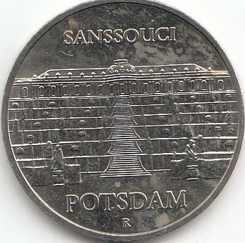 DDR Jägernr: 1609 1986 A Stgl./unzirkuliert Neusilber 1986 5 Mark Sanssouci Potsdam (Münzen für Sammler) von Coins of Germany