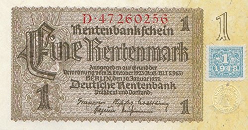 DDR Rosenbg: 330b Kupon auf Nr. 166b gebraucht (III) 1948 1 DM auf 1 RM (Banknoten für Sammler) von Coins of Germany