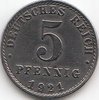 Deutsches Reich Jägernr: 297 1917 A sehr schön Eisen 1917 5 Pfennig Reichsadler (Münzen für Sammler) von Coins of Germany