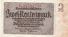 Coins of Germany Deutsches Reich Rosenbg: 167b, Reichsdruckerei 8stellige Kontrollnummer bankfrisch (I) 1937 2 Rentenmark (Banknoten für Sammler) von Coins of Germany