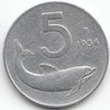Coins of Germany Italien KM-Nr. : 92 1954 sehr schön Aluminium 1954 5 Lire Ruder und Delphin (Münzen für Sammler) von Coins of Germany