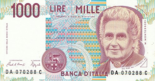Italien Pick-Nr: 114a bankfrisch (I) 1990 1.000 Lire (Banknoten für Sammler) von Coins of Germany