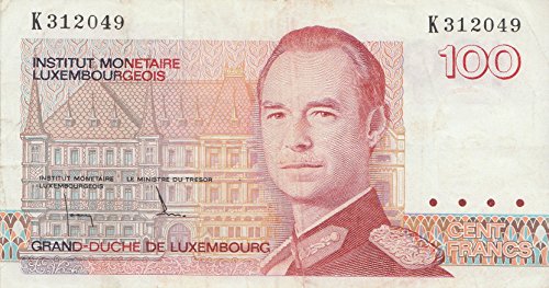 Coins of Germany Luxemburg Pick-Nr: 58a gebraucht (III) 1986 100 Francs Großherzog Jean (Banknoten für Sammler) von Coins of Germany