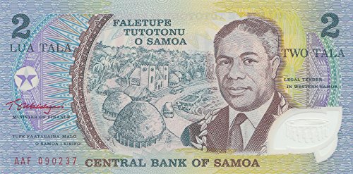 Coins of Germany Samoa Pick-Nr: 31e bankfrisch (I) 2002 2 Tala Polymer (Banknoten für Sammler) von Coins of Germany