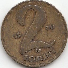 Ungarn KM-Nr. : 591 1970 vorzüglich Messing 1970 2 Forint Wappen (Münzen für Sammler) von Coins of Germany