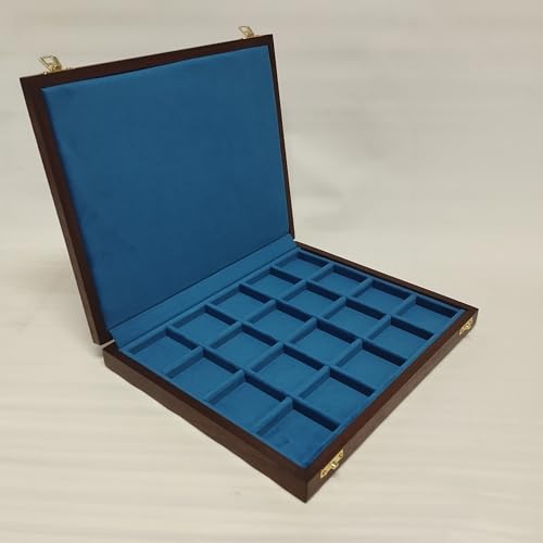Box für Münzen oder Medaillen, 20 Felder, 50 x 50 mm von Coins&More