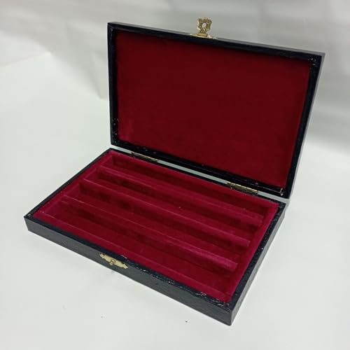Federbox Federmappe innen aus edlem Samt für Sammler Mod.(MP4-BD-23) von Coins&More