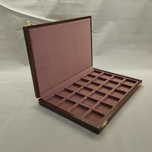 Holzetui für Münzen und Medaillen ? Personalisierbares Format | Handwerk Made in Italy von Coins&More