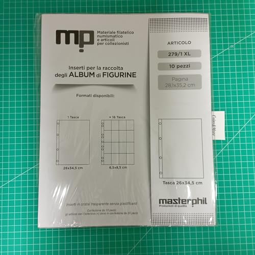 MasterPhil Art. 279/1 Seiten mit 1 Tasche Format 26 × 34,5 cm ? 10 Stück von Coins&More