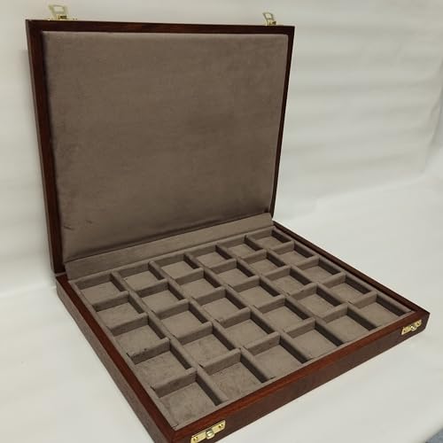 Münzbox für Münzen oder Medaillen 30 Boxen 40x40 mm Samt zur Auswahl von Coins&More