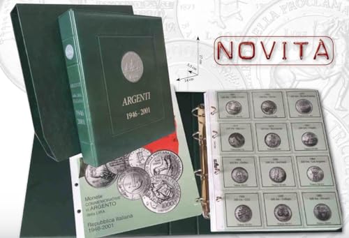 Sammelalbum für Silbermünzen der italienischen Lira 500 Lire Caravelle und Gedenkmünzen von Coins&More