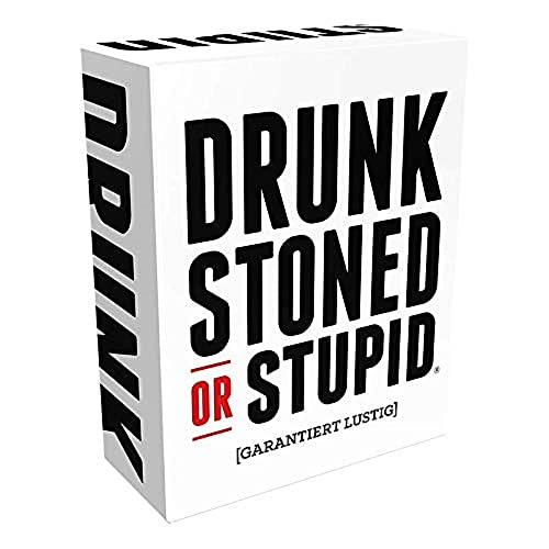 Cojones Production | Drunk, Stoned or Stupid | Partyspiel | Kartenspiel | 4-99 Spieler | Ab 18+ Jahren | 30+ Minuten | Deutsch von Asmodee
