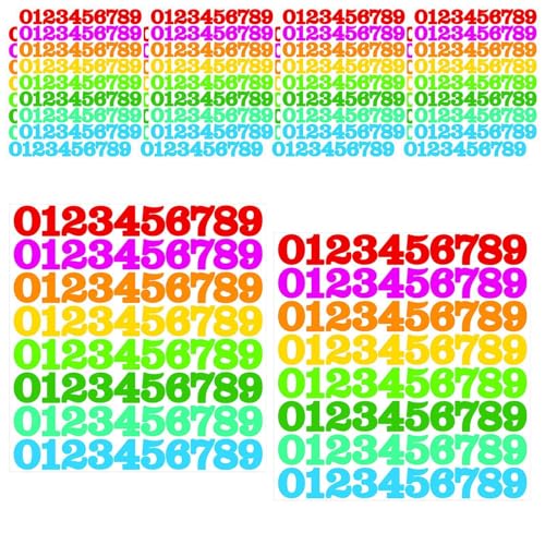 Colcolo 0-9 Continuous Number Aufkleber 800x mehr als Gebrauch ölproof Abnehmbarer klebrige Etikettenzahlenbezeichnungen zum Markierungskennzeichnung Inventar, Mehrfarbig Colcolo 0-9 Continuous Number Aufkleber 800x mehr als Gebrauch ölproof Abnehmbarer klebrige Etikettenzahlenbezeichnungen zum Markierungskennzeichnung Inventar, Mehrfarbig von Colcolo