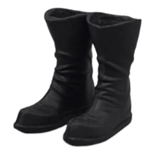 Colcolo 1/12 Soldatenstiefel für Männerfiguren, Geschenkzubehör, trendiges Puppenspielzeug, zum Anziehen von Mini-Schuhen, Miniatur-Schuhen von Colcolo