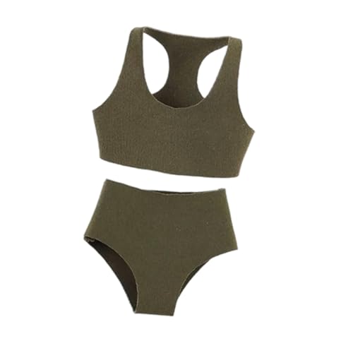 Colcolo 1/12 Sportweste-Shorts-Set Outfit Bequeme, stilvolle Requisiten Miniatur-Puppenkleidung für 6-Zoll-Actionfiguren weibliches Kostüm, GrÜn Colcolo 1/12 Sportweste-Shorts-Set Outfit Bequeme, stilvolle Requisiten Miniatur-Puppenkleidung für 6-Zoll-Actionfiguren weibliches Kostüm, GrÜn von Colcolo