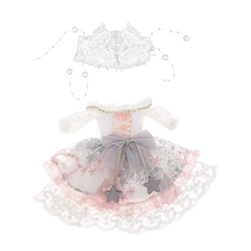 Colcolo 1/6 12 Zoll Puppenkleidung Kleid Zubehör Pastoral Style Outfits Handmade Set für Doll Dress Up Costume Party Dress, Grau Colcolo 1/6 12 Zoll Puppenkleidung Kleid Zubehör Pastoral Style Outfits Handmade Set für Doll Dress Up Costume Party Dress, Grau von Colcolo